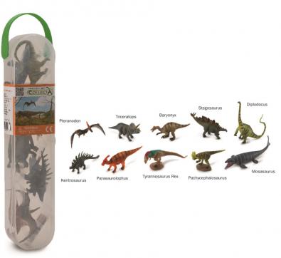 COLLECTA GIFT SET DINOSAURS A 10 PIECES PER TUBE