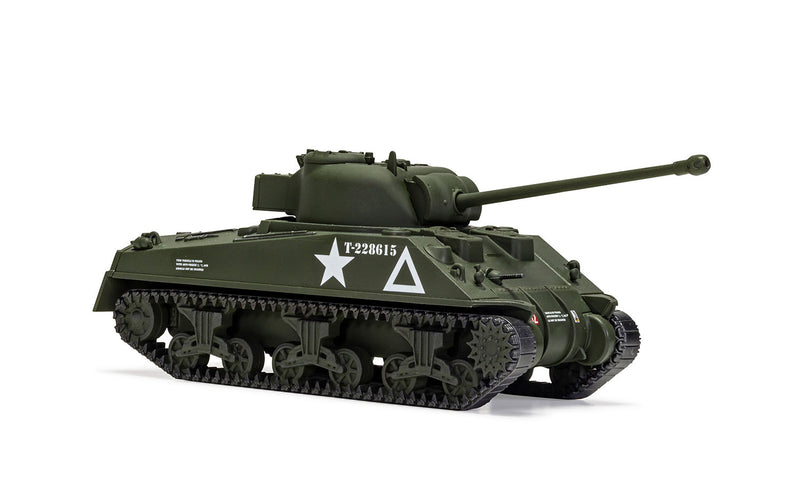 AIRFIX A55003 SHERMAN FIREFLY TANK WITH STARTER KIT 3 ACRYLIC PAINTS BRUSH AND GLUE 1/72 SCALE PLASTIC MODEL KIT