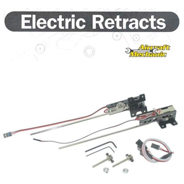 AIRCRAFT MECHANICS AM-03 ELECTRIC RETRACTS 25-46 SIZE MAIN RETRACTS & LEGS ONLY