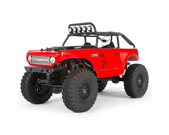 AXIAL SCX24 DEADBOLT BRUSHED ELECTRIC 4WD CRAWLER 1:24 SCALE RTR - RED