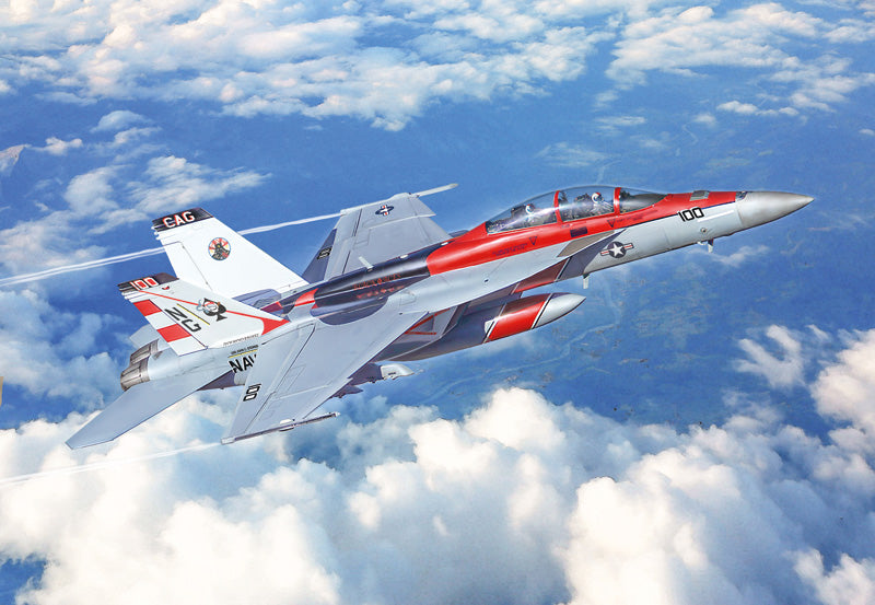 ITALERI 2823 F/A-18F SUPER HORNET US NAVY SPECIAL COLOURS 1/48 SCALE AIRCRAFT PLASTIC MODEL KIT