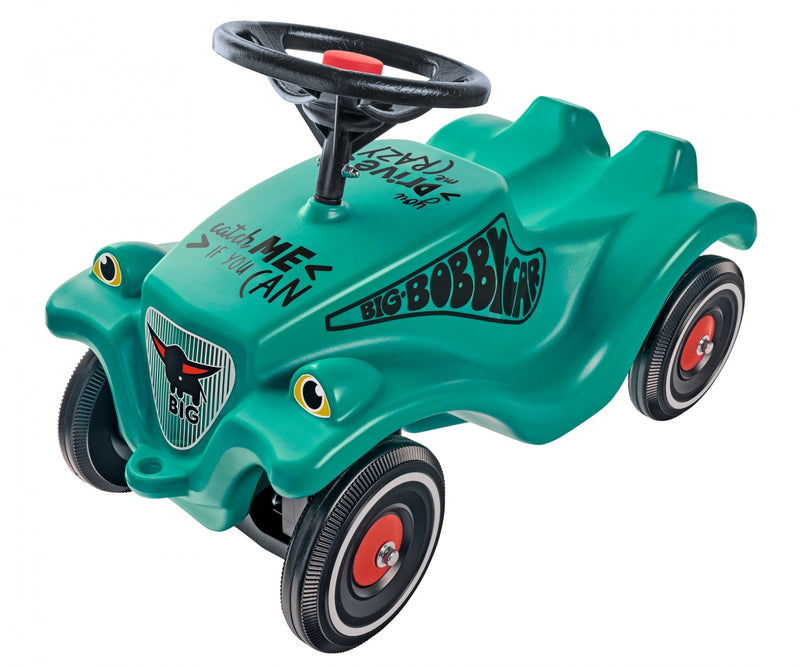 BIG BOBBY CAR CLASSIC RACER 2 GREEN RIDE ON VEHICLE
