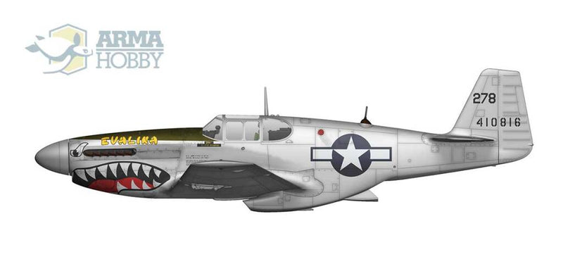 ARMA HOBBY 70038 P-51 B/C MUSTANG EXPERT SET (AUS DECALS) 1/72 SCALE PLASTIC MODEL KIT