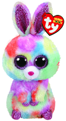 TY BEANIE BOOS BLOOMY PASTEL MULTICOLOUR BUNNY REGULAR