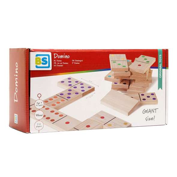 BS TOYS GIANT WOODEN DOMINOS OUTDOOR ACTIVITY