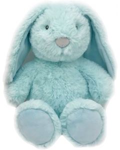 COTTON CANDY SITTING PLUSH BUNNY BLUE 35CM