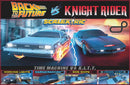 SCALEXTRIC C1431 BACK TO THE FUTURE (TIME MACHINE) VS KNIGHT RIDER (K.I.T.T) 1980S RACE SET