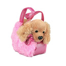 FANCY PALS COCKER SPANIEL IN PINK FLUFFY BAG