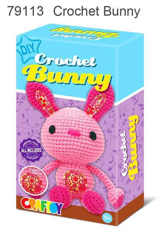 CRAFTOY DIY CROCHET BUNNY