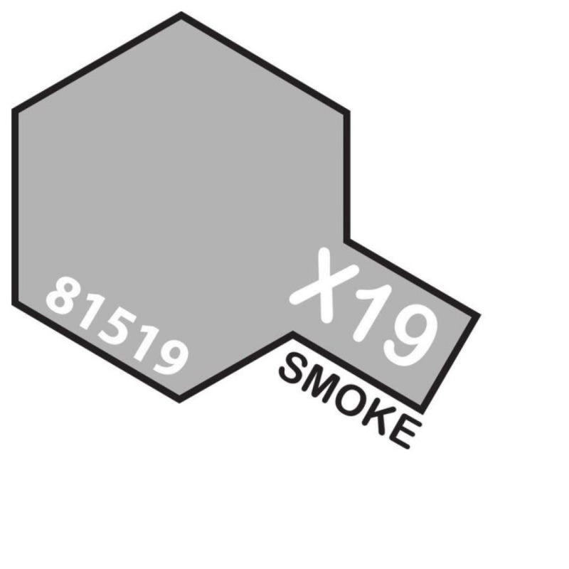 TAMIYA X-19 ENAMEL SMOKE PAINT 10ML
