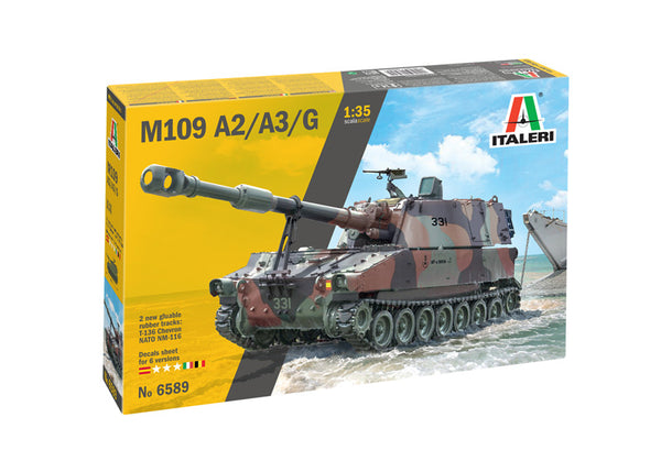 ITALERI 6589 M109 A2/A3/G 1/35 SCALE PLASTIC MODEL KIT