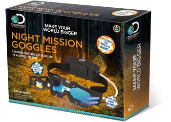 DISCOVERY ADVENTURES NIGHT MISSION GOGGLES