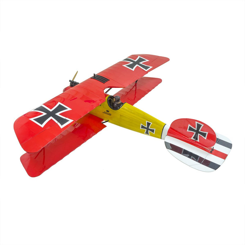 DANCING WINGS SCG31 ALBATROS DIII 1.8M WINGSPAN ARF BIPLANE KIT WITH UPGRADE PACK 40 - 90 FUEL TANK, PILOT AND ENGINE MOUNT (BULKY ITEM)