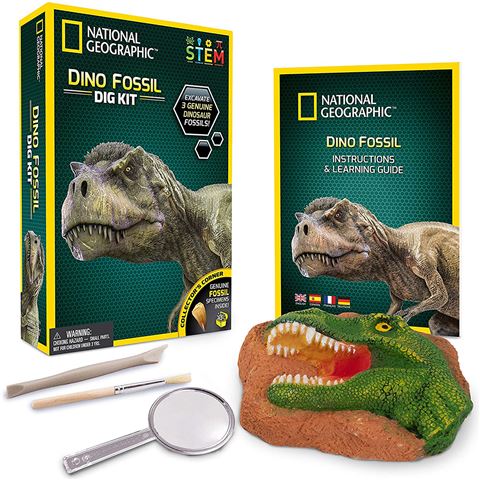 NATIONAL GEOGRAPHIC STEM DINO FOSSIL SCIENCE DIG KIT