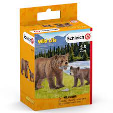 SCHLEICH 42473 MOTHER BEAR WITH CUB