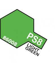 TAMIYA PS-8 LIGHT GREEN POLYCARBONATE AEROSOL SPRAY PAINT 100ML