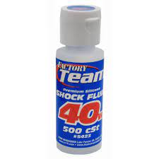 FACTORY TEAM 5423 SILICONE SHOCK OIL 40WT 500 CST 59 ML 2 FLOZ