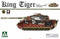 TAKOM 2045S SD.KFZ.182 KING TIGER HENSCHEL TURRET WITH ZIMMERIT AND INTERIOR 1/35 SCALE TANK PLASTIC MODEL KIT