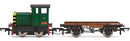 HORNBY R3852 DVLR RUSTON AND HORNSBY 48DS 0-4-0 AND FLATBED WAGON JIM NO 417892 00 GAUGE