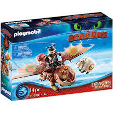 PLAYMOBIL 70729 DREAMWORKS DRAGON RACING - FISHLEGS AND MEATLUG