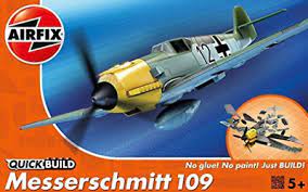 AIRFIX 6001 QUICKBUILD MESSERSCHMITT 109 PLASTIC MODEL KIT