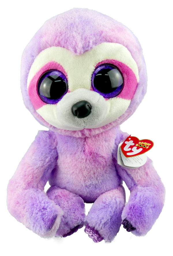 TY BEANIE BOOS DREAMY PURPLE SLOTH REGULAR