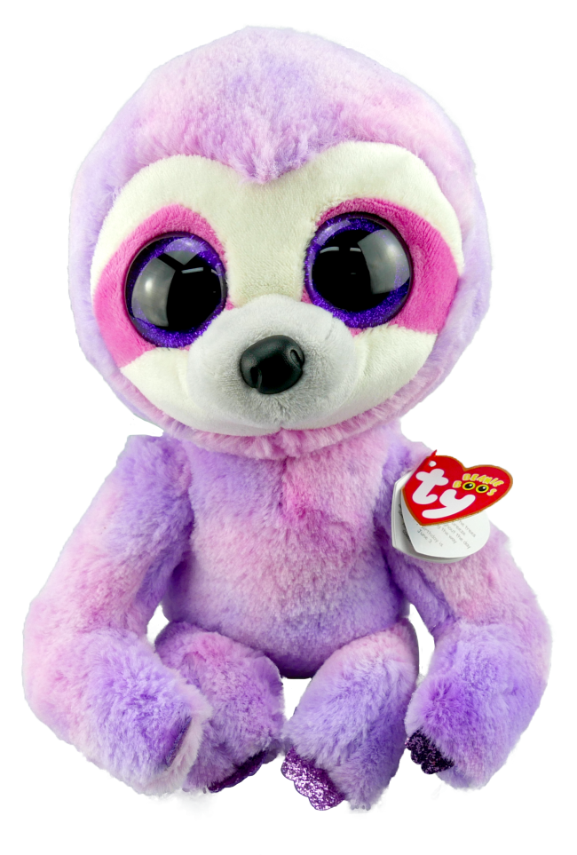 TY BEANIE BOOS DREAMY PURPLE SLOTH REGULAR