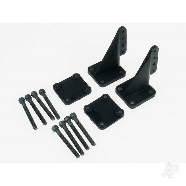 DU-BRO 366 LG SCALE T-STYLE CONTROL HORNS 2PC PER PACK BLACK