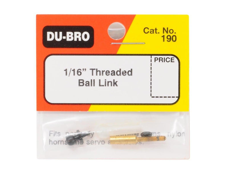 DUBRO 190 1/16 INCH THREADED BALL LINK