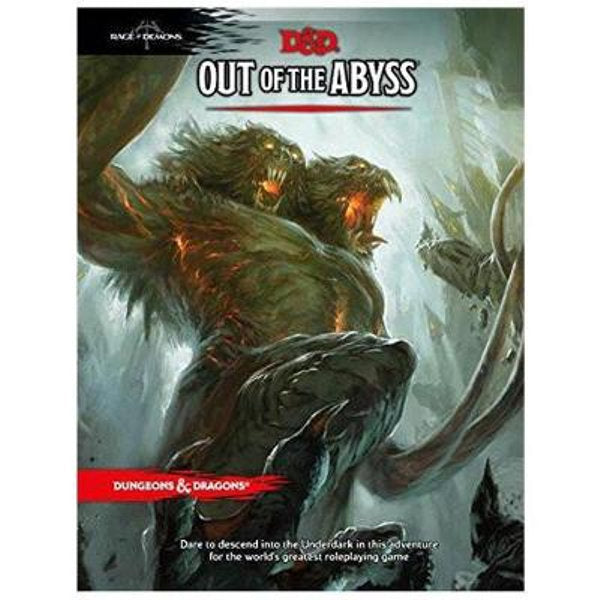 HASBRO DUNGEONS & DRAGONS RAGE OF DEMONS OUT OF THE ABYSS HARDCOVER MASTERS GUIDE BOOK