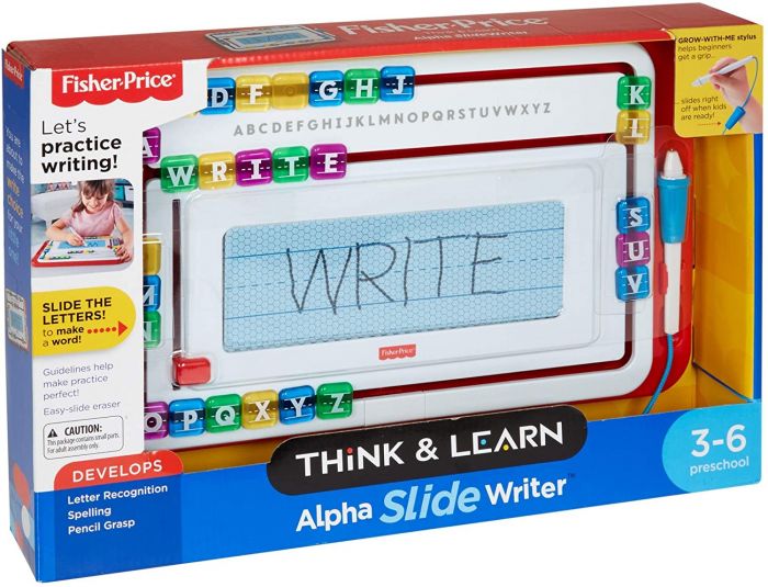 FISHER PRICE THINK AND LEARN ALPHA SLIDE WRITER