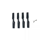 OMP HOBBY M2 OSHM2038 TAIL BLADE SET BLACK (4 PCS)