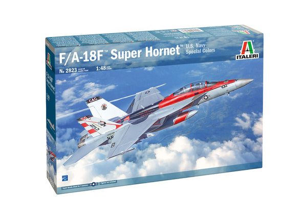 ITALERI 2823 F/A-18F SUPER HORNET US NAVY SPECIAL COLOURS 1/48 SCALE AIRCRAFT PLASTIC MODEL KIT