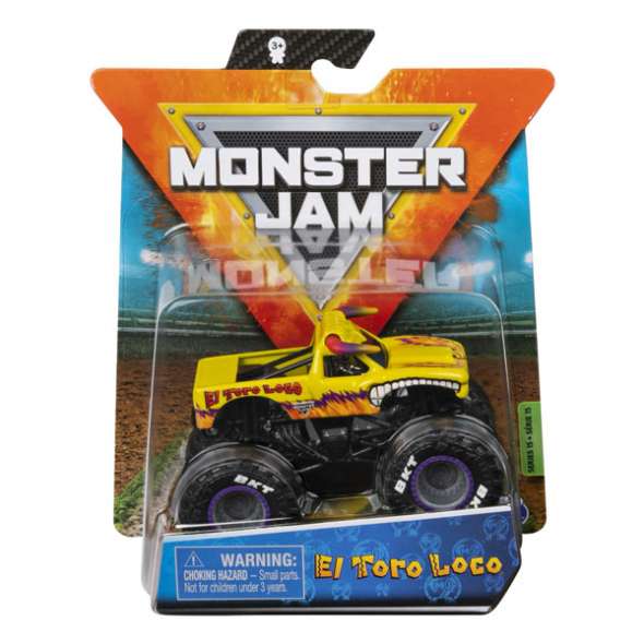 SPIN MASTER MONSTER JAM 1:64 EL TORO LOCO TRUE METAL SERIES 15 VEHICLE