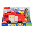 FISHER-PRICE LITTLE PEOPLE LARGE VEHICLE HELPING OTHERS FIRE TRUCK