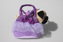 FANCY PALS PUG IN PURPLE BAG