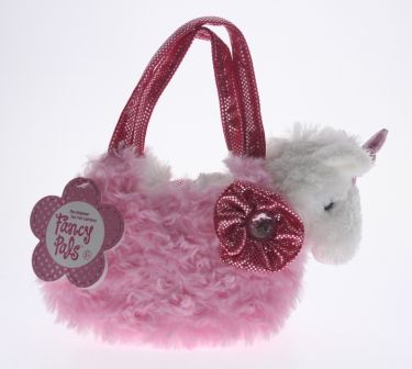 FANCY PALS UNICORN IN PINK FLUFFY BAG