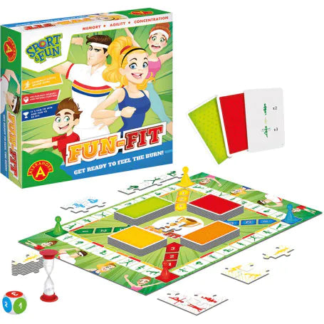 ALEXANDER TOYS SPORT AND FUN FUN-FIT BOARD GAME