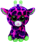 TY BEANIE BOOS GILBERT PINK GIRRAFE MEDIUM