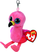 TY BEANIE BOOS GILDA FLAMINGO CLIP