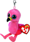 TY BEANIE BOOS GILDA FLAMINGO CLIP