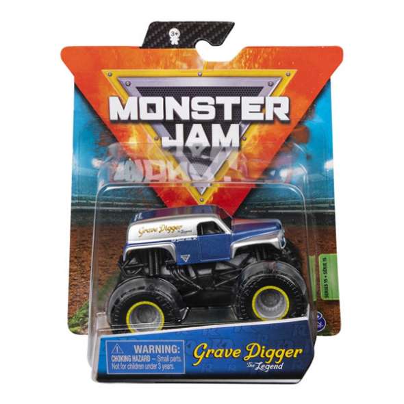 SPIN MASTER MONSTER JAM 1:64 GRAVE DIGGER THE LEGEND TRUE METAL SERIES 15 VEHICLE