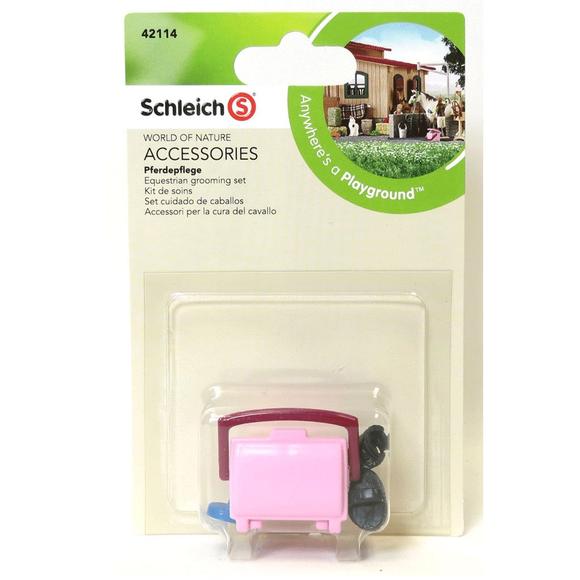 SCHLEICH 42114 WORLD OF NATURE EQUESTRIAN GROOMING SET