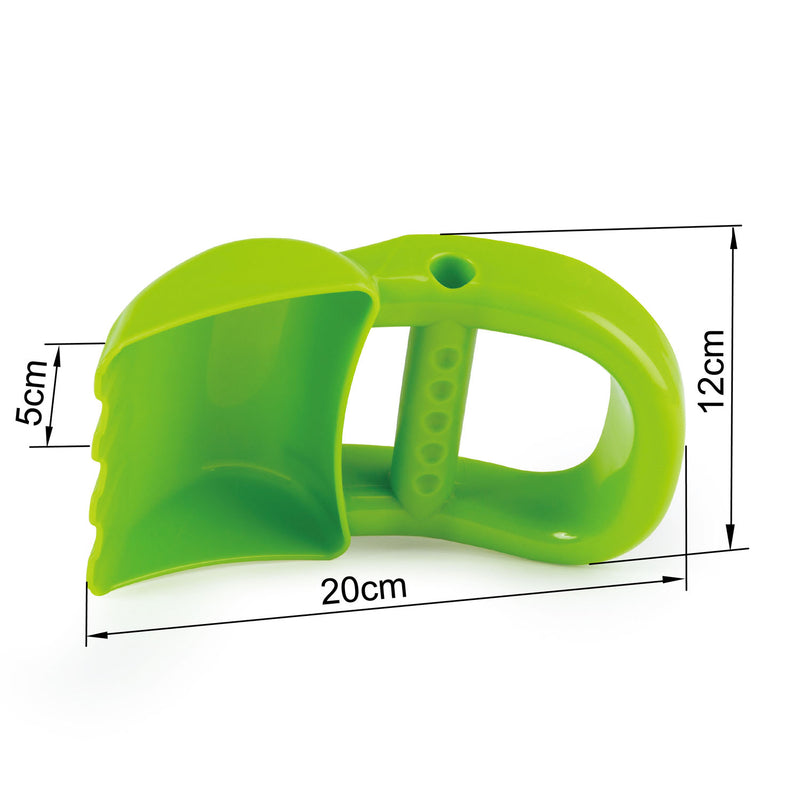 HAPE GREEN HAND DIGGER SAND TOY - AGES 18M+