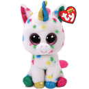 TY BEANIE BOOS HARMONIE SPECKLED UNICORN CLIP