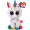 TY BEANIE BOOS HARMONIE SPECKLED UNICORN CLIP