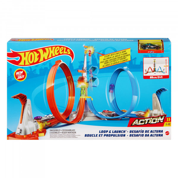 HOT WHEELS LOOP AND LAUNCH PLAYSET