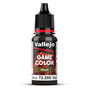 VALLEJO 73.200 GAME COLOR WASH SEPIA SHADE ACRYLIC PAINT 17ML