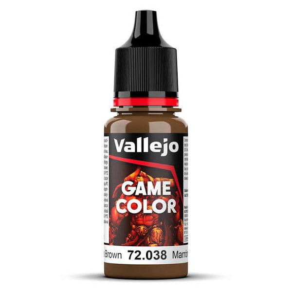 VALLEJO 72.038 GAME COLOR SCROFULOUS BROWN ACRYLIC PAINT