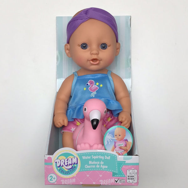 GIGO DREAM COLLECTION- WATER SQUIRTING DOLL WITH PET FLAMINGO